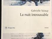nuit introuvable Gabrielle Tuloup