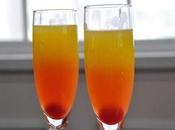 Cocktail ananas grenadine champagne avec thermomix