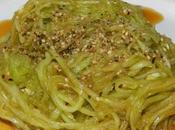"spaghetti" concombre sauce asiatique
