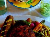 Saucisses hasselback avec aïoli