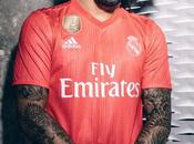 maillot Third 2018-19 Real Madrid dévoile dans teinte rouge corail