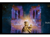 Lumière illumine nouveau Notre-Dame Paris fantastique