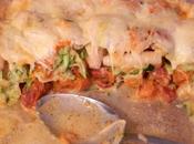 Gratin spiralines chorizo, courge musquée courgette