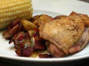 Cuisses poulet pomme terre lardon Cookeo