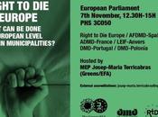 Conférence droit mourir dans dignité Parlement Européen Bruxelles