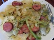 Saucisses Chou pomme terre cookeo