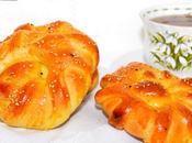 Petits Pains briochés rosace.