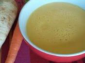Soupe carotte persil tubéreux