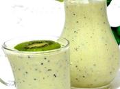 Smoothie crémeux kiwi.