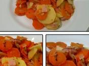 Poêlée pomme terre carottes bacon