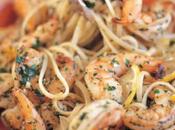 Pâtes linguine crevettes