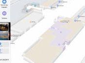 Apple Plans affiche cartes intérieures l’aéroport Nice