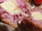 Arancinis chou rouge raclette