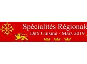 Défi cuisine mars 2019 spécialités régionales