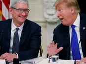 Donald Trump “Tim Apple” président américain crie fake news