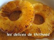 ananas caramélisé vanille rhum