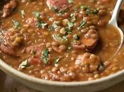 Saucisses lentilles thermomix