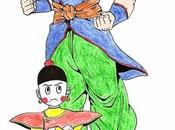 Dessin colorié Tenshinhan Chaozu Dragon Ball Super