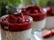 ~Pouding quinoa deux versions "compotée fraises vanille" fruits champs"~
