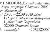 Ouverture Biennale Internationale design graphique Chaumont 2019