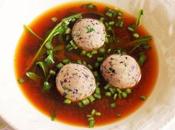 Boulettes dans leur bouillon aromatisé (Vegan)