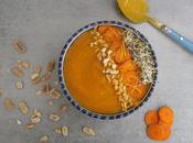 Soupe froide carottes, cacahuète orange