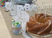 gâteau vanille table d’anniversaire Sweet Table