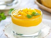 Panna cotta vanille coulis mangue thermomix