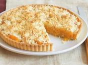 Tarte pêches abricots amande