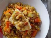 Couscous poisson, courgette carotte