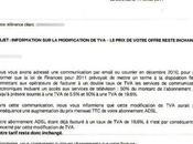courrier augmentation tarif