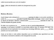 demande mutation interne changement service