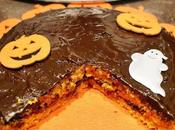 gateau carotte, chocolat d'halloween