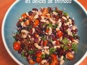 salade protéinée haricots blancs rouges