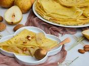 Crêpes poires amandes