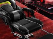 acheter chaise gaming avec repose-pied