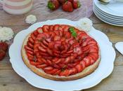 Tarte fine fraises basilic