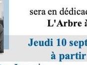 SAVE DATE Venez rencontrer pour dédicace septembre l'Arbre lettres