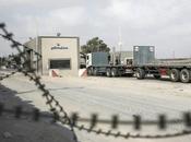 Israël fermeture point d’entrée marchandises vers Gaza