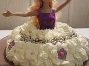 Gâteau princesse Barbie Charlotte fraises