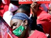 professionnels santé sud-africains réclament meilleures conditions travail revalorisation salariale