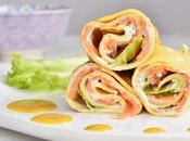Crêpes saumon fumé fromage