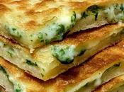 Galette feuilletée farcie fromage herbes.