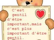 C’est gentil d’être important