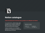 Notion catalogue