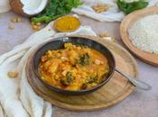 Curry légumes (chou-fleur, pois chiches)
