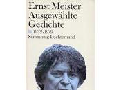 (Anthologie permanente) Ernst Meister, traductions inédites Jean-René Lassalle