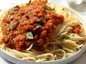 Spaghettis bolognaise lentilles cookeo