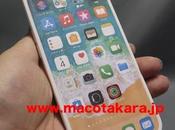 iPhone (maquette) encoche plus petite, écouteur caméra frontale repositionnés