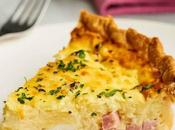 Quiche jambon fromage cheddar